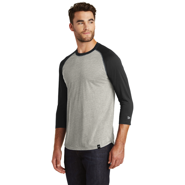 New Era® Heritage Blend 3/4 Sleeve Baseball Raglan Men's Tee