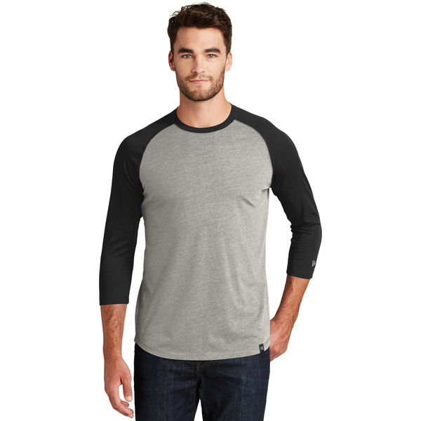 New Era® Heritage Blend 3/4 Sleeve Baseball Raglan Men's Tee