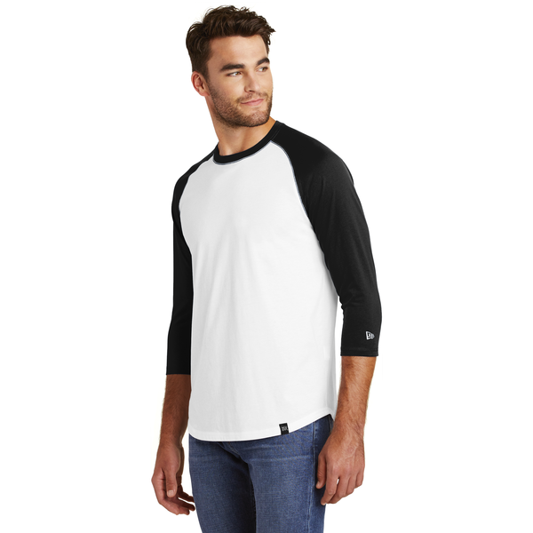 New Era® Heritage Blend 3/4 Sleeve Baseball Raglan Men's Tee