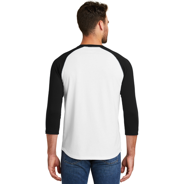 New Era® Heritage Blend 3/4 Sleeve Baseball Raglan Men's Tee