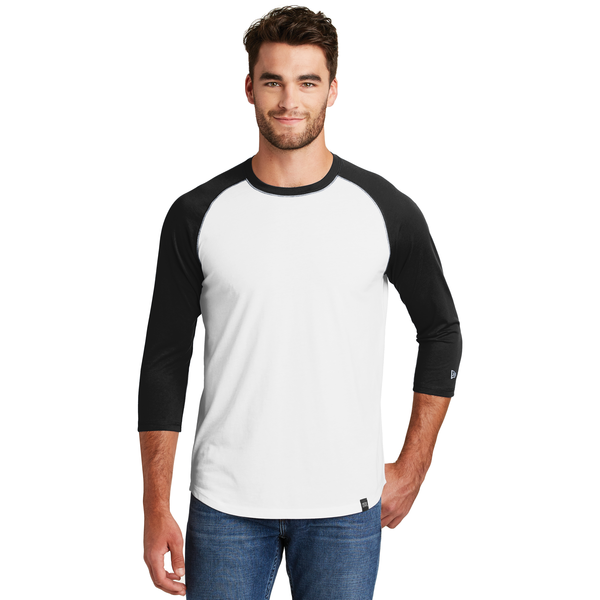 New Era® Heritage Blend 3/4 Sleeve Baseball Raglan Men's Tee