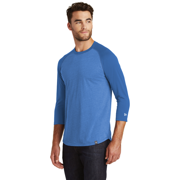 New Era® Heritage Blend 3/4 Sleeve Baseball Raglan Men's Tee