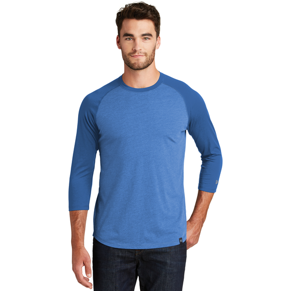 New Era® Heritage Blend 3/4 Sleeve Baseball Raglan Men's Tee