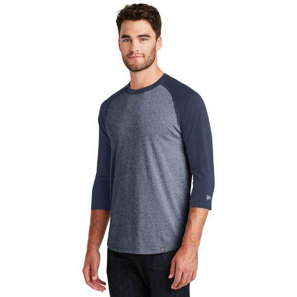 New Era® Heritage Blend 3/4 Sleeve Baseball Raglan Men's Tee