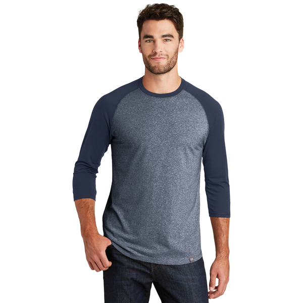 New Era® Heritage Blend 3/4 Sleeve Baseball Raglan Men's Tee