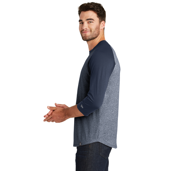 New Era® Heritage Blend 3/4 Sleeve Baseball Raglan Men's Tee