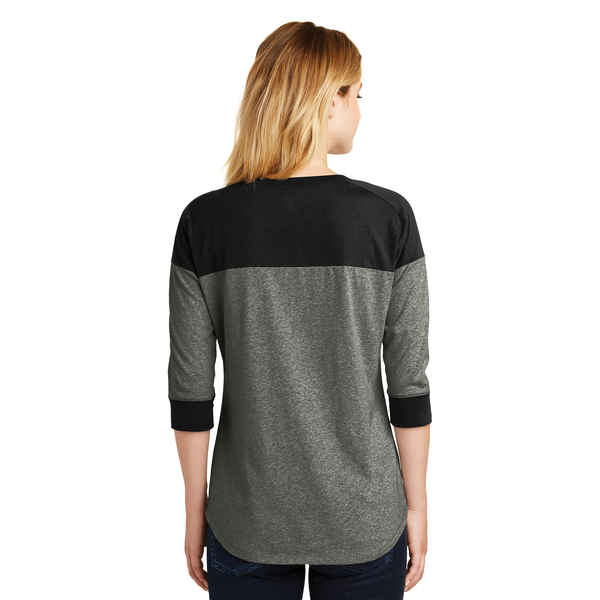 New Era® Heritage Blend 3/4 Sleeve Baseball Raglan Ladies' Tee