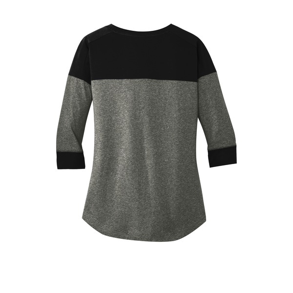 New Era® Heritage Blend 3/4 Sleeve Baseball Raglan Ladies' Tee