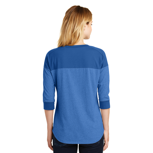 New Era® Heritage Blend 3/4 Sleeve Baseball Raglan Ladies' Tee