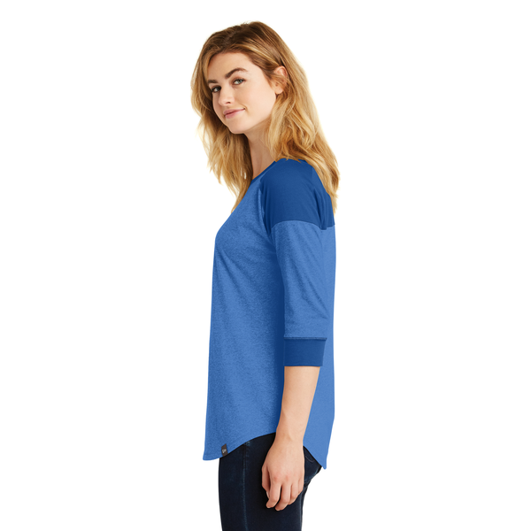 New Era® Heritage Blend 3/4 Sleeve Baseball Raglan Ladies' Tee