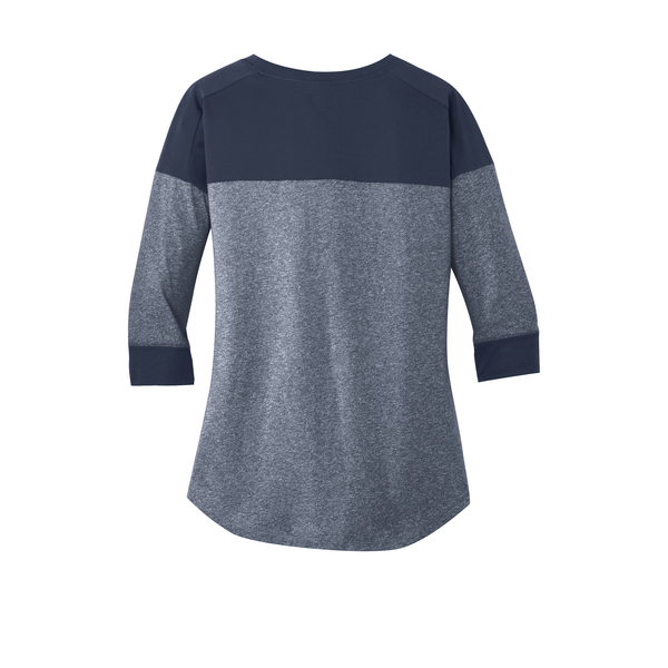 New Era® Heritage Blend 3/4 Sleeve Baseball Raglan Ladies' Tee
