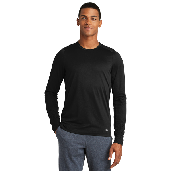 New Era® Series Performance Long Sleeve Men's Crew Tee