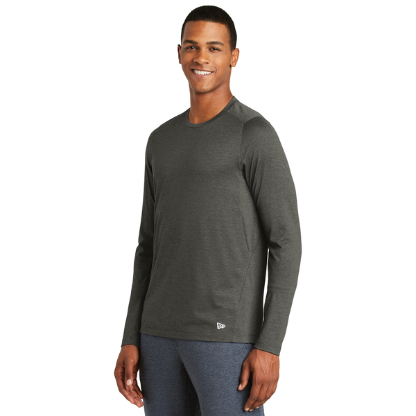 New Era® Series Performance Long Sleeve Men's Crew Tee