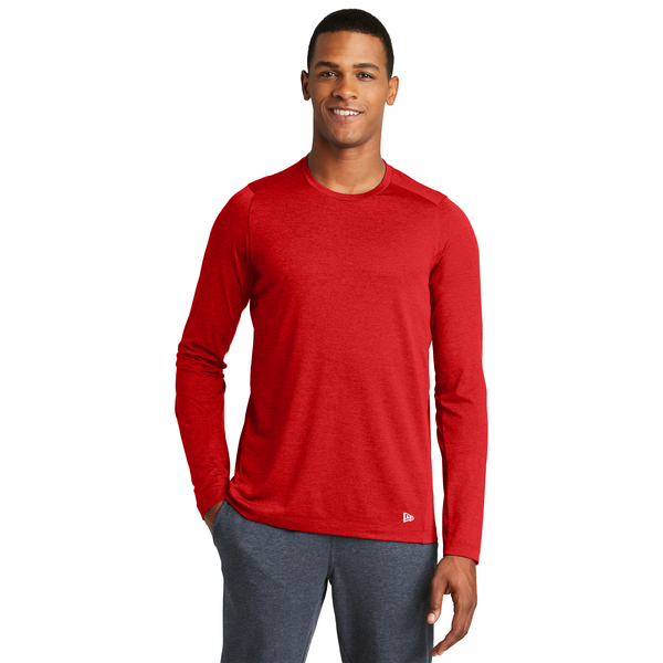 New Era® Series Performance Long Sleeve Men's Crew Tee