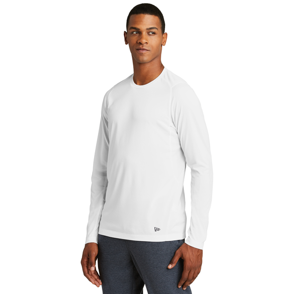 New Era® Series Performance Long Sleeve Men's Crew Tee