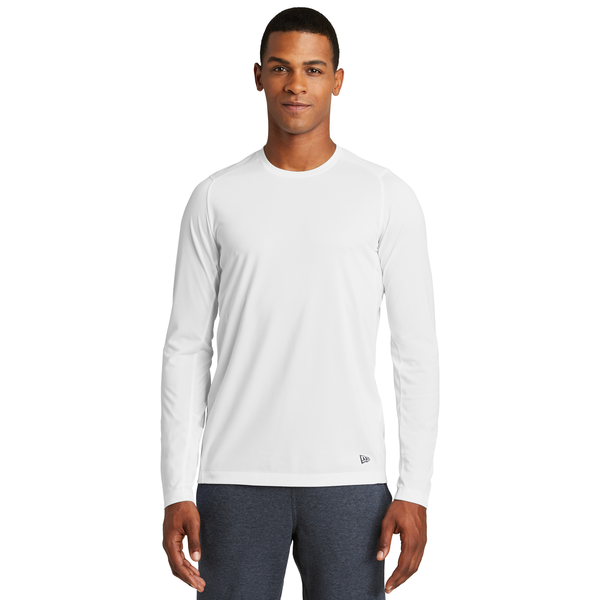 New Era® Series Performance Long Sleeve Men's Crew Tee