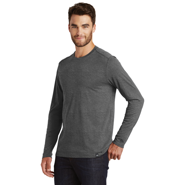 New Era® Heritage Blend Long Sleeve Men's Crew Tee