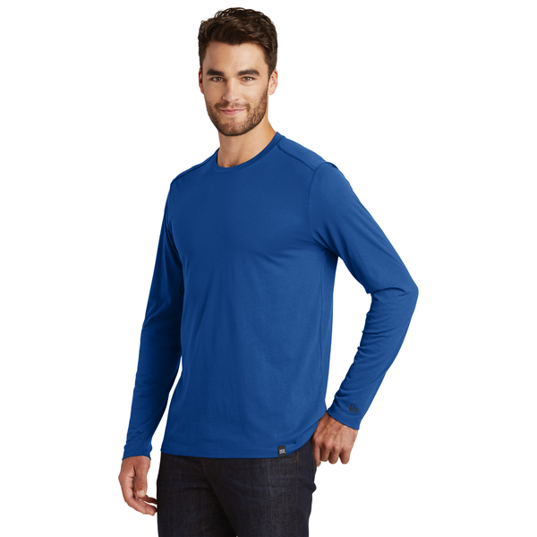 New Era® Heritage Blend Long Sleeve Men's Crew Tee