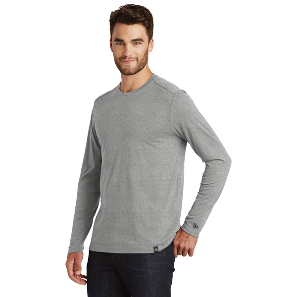 New Era® Heritage Blend Long Sleeve Men's Crew Tee