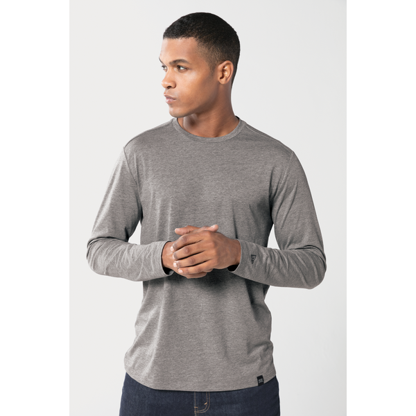 New Era® Heritage Blend Long Sleeve Men's Crew Tee