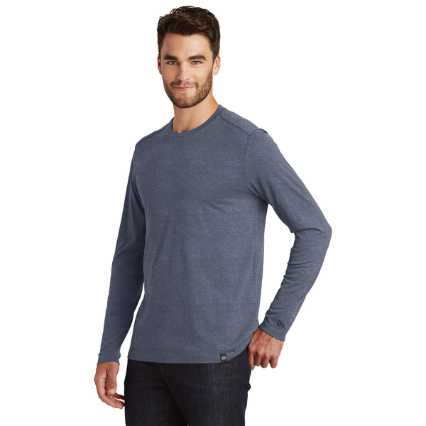 New Era® Heritage Blend Long Sleeve Men's Crew Tee