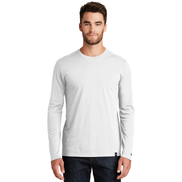 New Era® Heritage Blend Long Sleeve Men's Crew Tee