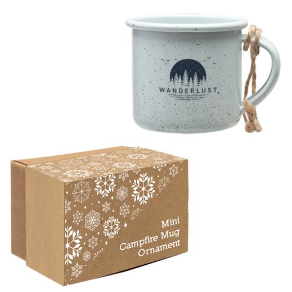 Mini Campfire Mug Holiday Ornament