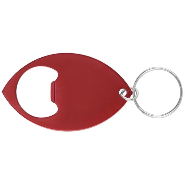 Football Aluminum Bottle Opener Key Chain