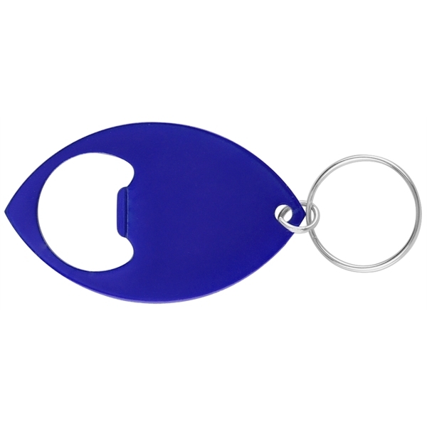 Football Aluminum Bottle Opener Key Chain