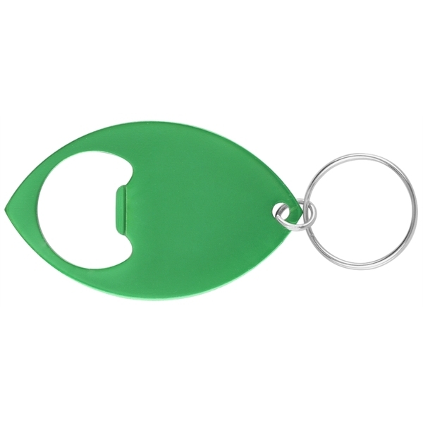 Football Aluminum Bottle Opener Key Chain