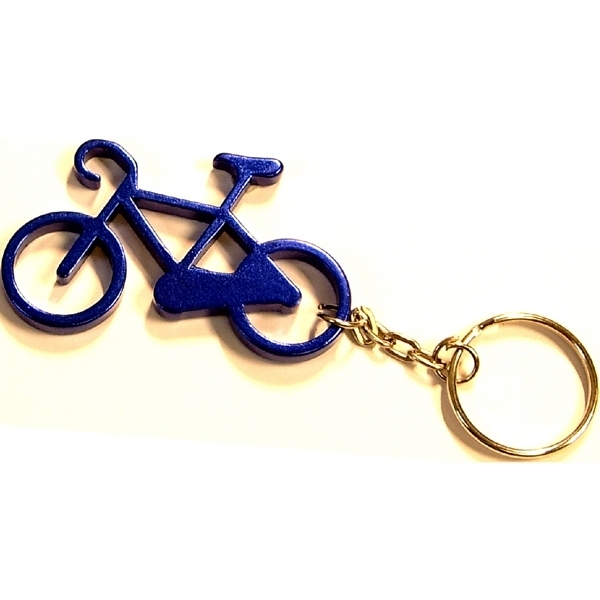 Bicycle Aluminum Bottle Opener Key Chain