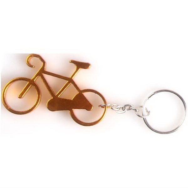 Bicycle Aluminum Bottle Opener Key Chain