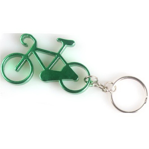Bicycle Aluminum Bottle Opener Key Chain