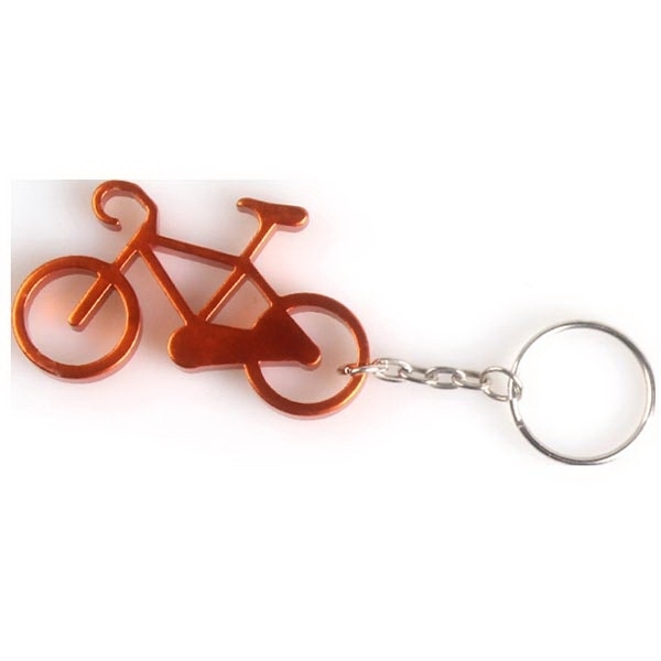Bicycle Aluminum Bottle Opener Key Chain