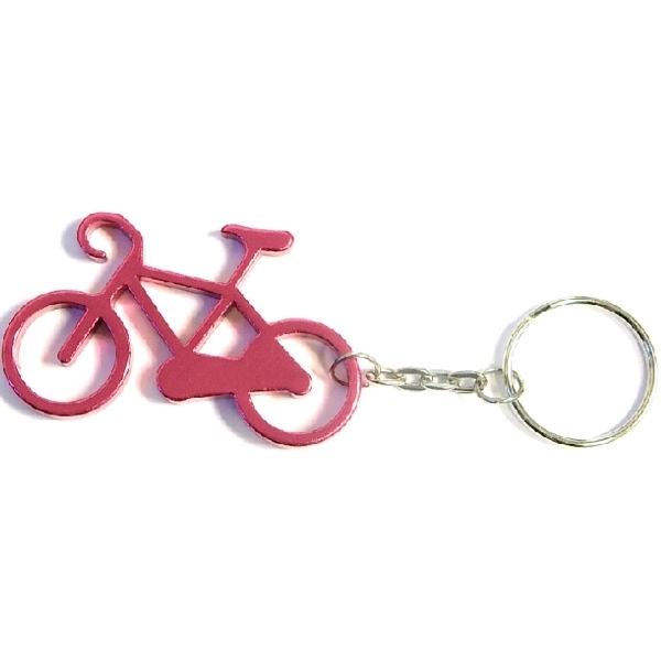 Bicycle Aluminum Bottle Opener Key Chain