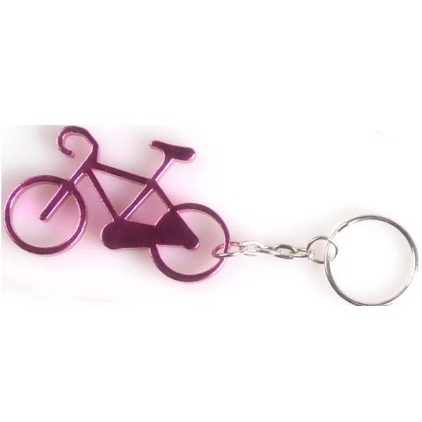 Bicycle Aluminum Bottle Opener Key Chain