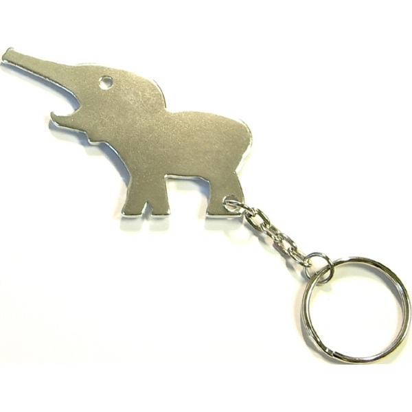 Elephant Aluminum Bottle Opener Key Chain