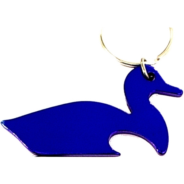 Duck Aluminum Bottle Opener Key Chain