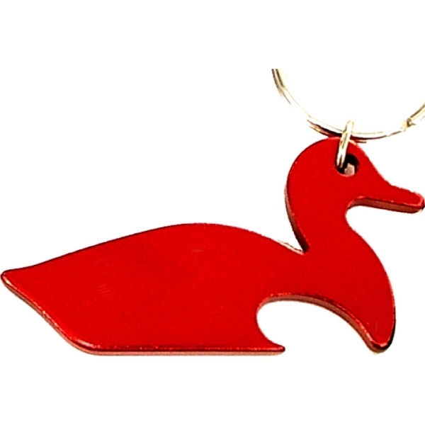 Duck Aluminum Bottle Opener Key Chain