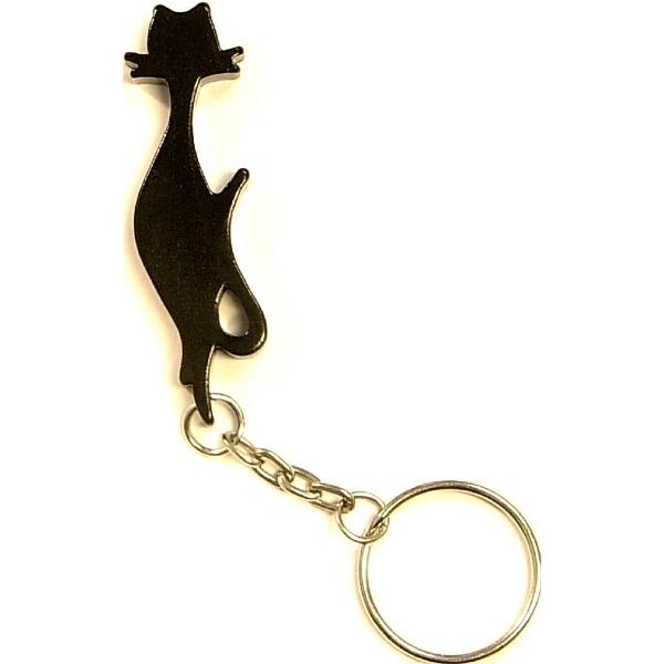 Cat Aluminum Bottle Opener Key Chain