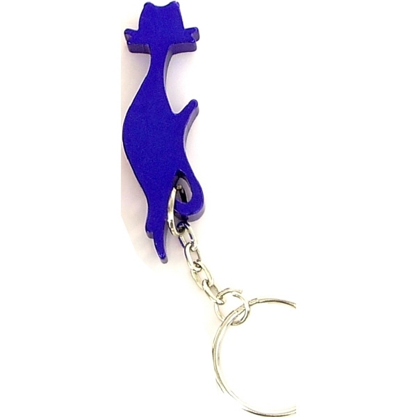 Cat Aluminum Bottle Opener Key Chain