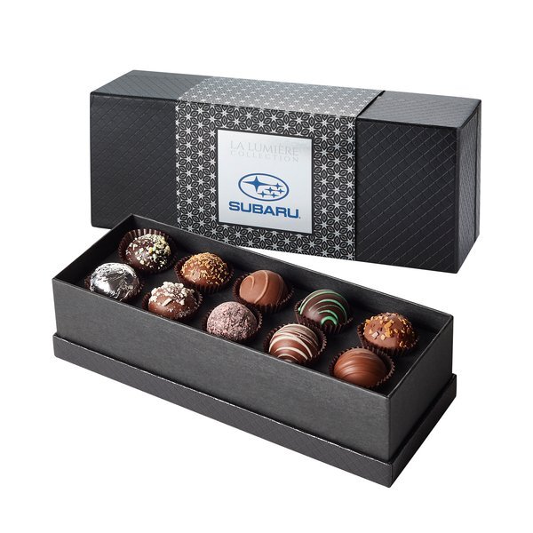 After Dinner 10 Piece Belgian Chocolate Signature Truffle Box w/ Sleeve
