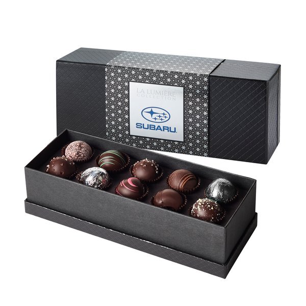 Dark Delights 10 Piece Belgian Chocolate Signature Truffle Box w/ Sleeve