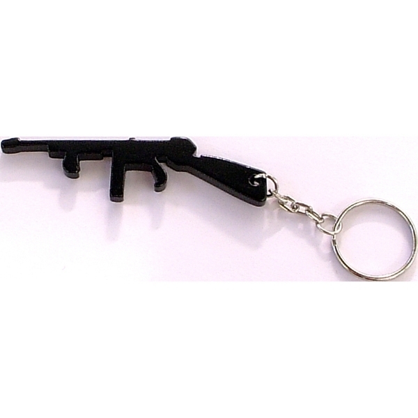 Rifle Aluminum Bottle Opener Key Chain