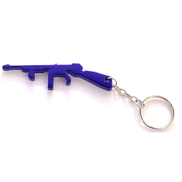 Rifle Aluminum Bottle Opener Key Chain