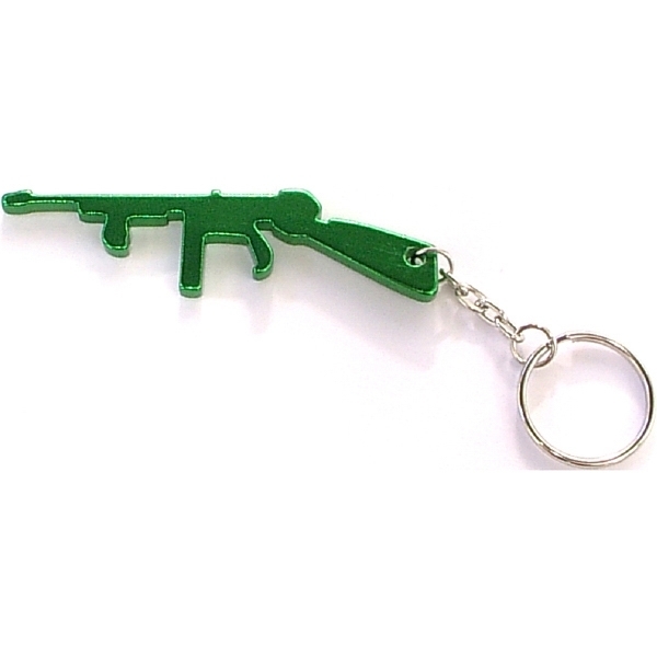 Rifle Aluminum Bottle Opener Key Chain