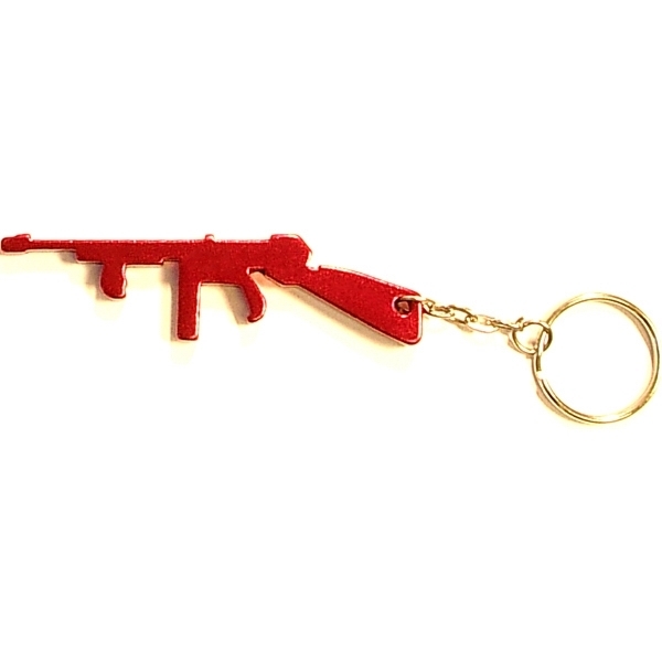Rifle Aluminum Bottle Opener Key Chain