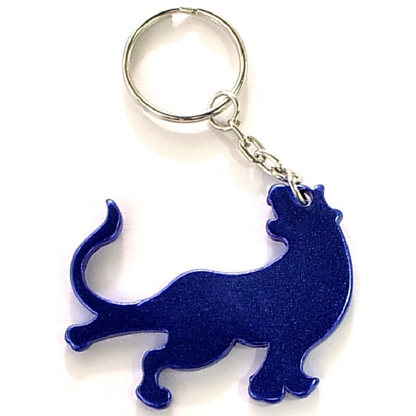 Tiger Aluminum Bottle Opener Key Chain