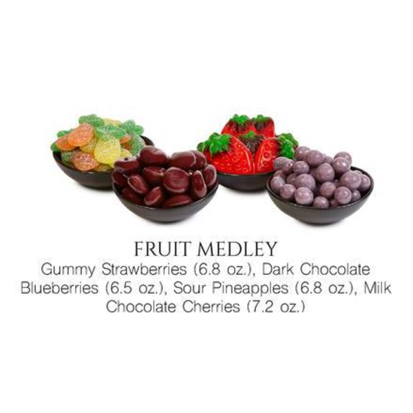 De Lux Combos, 4 Fruit Medley Treats w/ Buckle Wrap