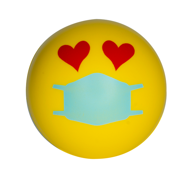 Love Emoji PPE Mask Stress Reliever Ball